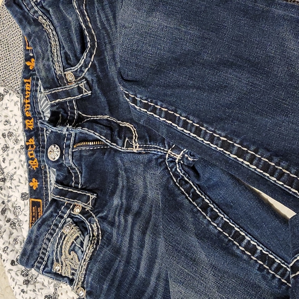 Women's Rock Revival slim boot cut jeans